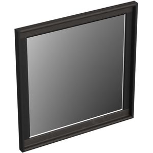 Spiegel forzalaqua reno vierkant 50x2x50 cm eiken black oiled