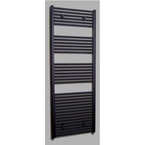Radiator sanicare standaard recht 1127 watt inclusief ophanging 60x172 cm mat zwart