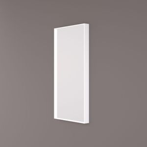 Spiegel hipp design spv 9200 rechthoek 35x80 cm met frame mat wit