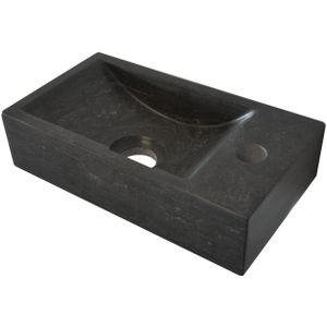 Bws hardsteen fontein zwart 36x18x9 cm