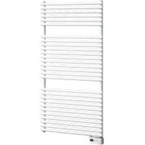 Designradiator elektrisch florion nxt-el iii/fischio 121,6x50 cm 600 watt enkel wit structuur