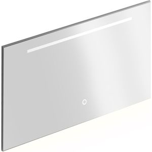 Badkamerspiegel xenz bardolino 80x70 cm met ledverlichting en spiegelverwarming