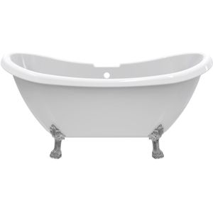 Vrijstaand ligbad best design liberty sidcup nostalgisch 171x71x77 cm inclusief poten glans wit