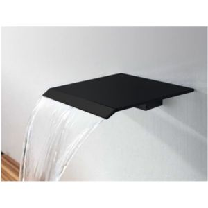 Waterval badkraan muuruitloop best design dule ore rvs mat zwart