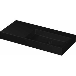 Wastafel ink united 1000x450x110 mm mat zwart 0206434