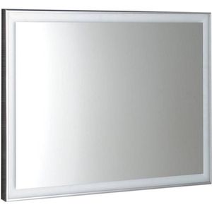 Badkamerspiegel sapho luminar 70.3x50.3 cm led-verlichting frame chroom