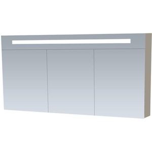 Spiegelkast double face exclusive line 140 cm hoogglans taupe