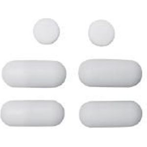 Reserve zitblokken set toiletbril sapho norm/pura/sand wit