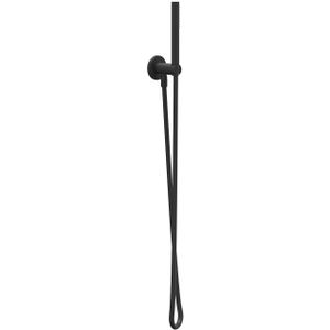 Handdoucheset ivy set bestaande uit doucheslang 150 cm, wandhouder met uitlaat en handdouche satin spray mat zwart ped