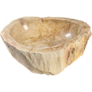 Waskom imso lavabo fossil legno 44-47x15 cm