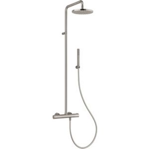 Douchesysteem thermostatisch plieger napoli met douchekraan hoofddouche ø20 cm en handdouche 1 stand rvs