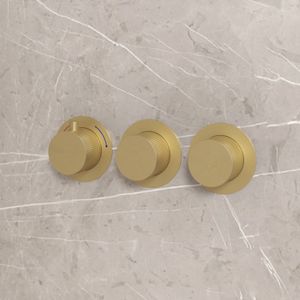 Thermostatische inbouwkraan best design high end mat goud
