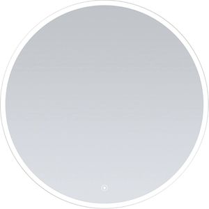 Badkamerspiegel rond led verlichting rondom sanitop edge 100 cm