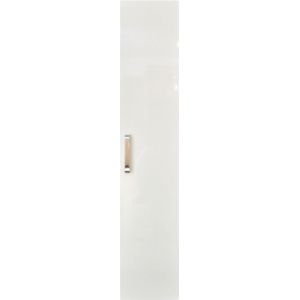 Kolomkast sanicare q9/q10/q11 1 soft-closing deur chromen greep 160x33,5x32 cm hoogglans wit