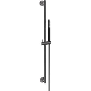 Glijstangset bws moran met staafhanddouche 1 stand 150 cm gunmetal/mat zwart
