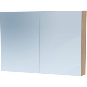 Spiegelkast dual exclusive line 100 cm legno calore