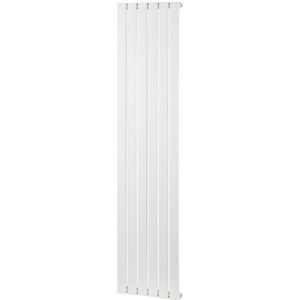 Designradiator haceka negev adoria 34x184 cm wit onderaansluiting