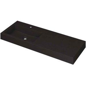 Wastafel ink momento 1200x450x90 mm quartz zwart 3421246
