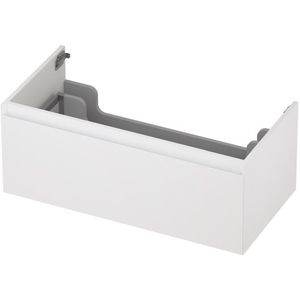 Onderkast ink 1 lade greeploos gelakt 45gr 70 cmx45 cmx35 cm mat wit 1240110