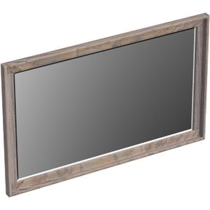 Spiegel forzalaqua reno vierkant 80x50 cm eiken silver grey