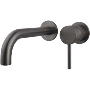 Afbouwdeel eenhendel bws cemal wastafelkraan met coldstart gunmetal