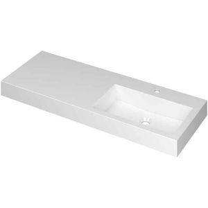 Wastafel ink momento 1200x450x90 mm glans wit 3421049
