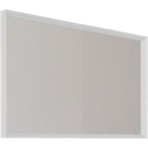 Badkamerspiegel allibert delta met kader 100x60x4.8 cm mat wit