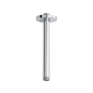 Luxe plafonduitloop rond plafondbevestiging 30 cm chroom