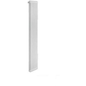 Designradiator plieger florence 903 watt zijaansluiting 180x32,2 cm wit structuur