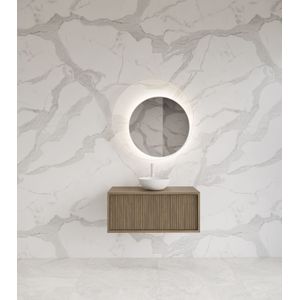 Onderkast gliss design heronimus 70x45x35 cm met topplaat ash grey