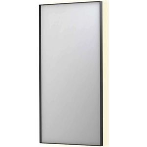 Spiegel ink sp32 50x4x100 cm incl. Indirect led-verlichting rondom en spiegelverwarming mat zwart