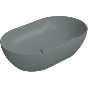 Keramische opbouw waskom sapho pura 60x37 mat groen