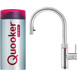 Quooker flex rvs met combi boiler +