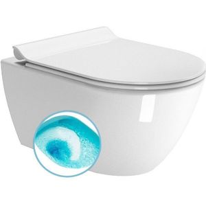 Wand toilet swirlflush sapho pura 36x50 cm extraglaze wit