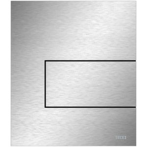 Urinoir bedieningsplaat tece square metaal rvs geborsteld 12,4x14,4 cm
