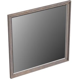 Spiegel forzalaqua reno vierkant 80x80 cm eiken silver grey