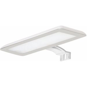 Led spiegellamp allibert luceo 10 watt 30x3,9x16,1 cm mat wit