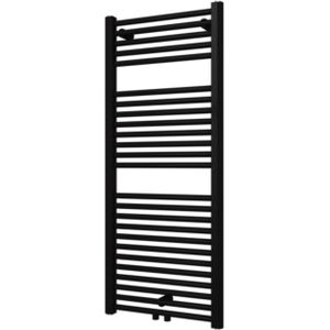 Designradiator plieger palmyra 580 watt midden- of zijaansluiting 117,5x50 cm antraciet metallic