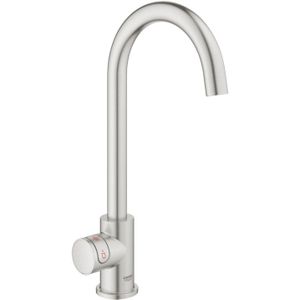 Kokendwaterkraan grohe red new duo met c uitloop en l size boiler rvs