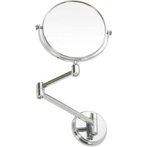 Make-up /scheerspiegel sapho x-round wandmontage rond 15 cm chroom