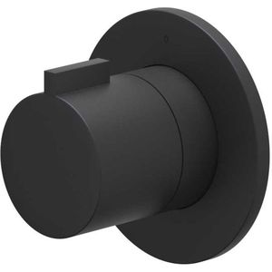 Afbouwdeel ivy pact inbouw stopkraan symmetry met rond rozet mat zwart ped