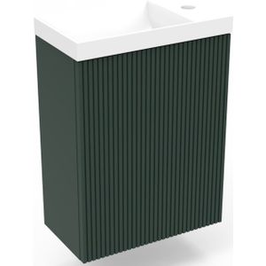 Fonteinkast highland green arcqua ridge 40x55x28 cm incl. Fontein glans wit zonder overloop
