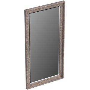Spiegel forzalaqua reno vierkant 40x2x80 cm eiken silver grey