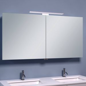 Bws led spiegelkast luxe aluminium 120x60x14 cm