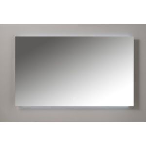 Badkamerspiegel xenz garda 80x70 cm met ledverlichting boven- en onderzijde en spiegelverwarming