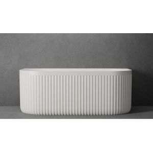 Ligbad half vrijstaand ideavit archtec rock 170x80x63 cm wit