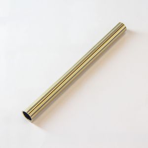 Desigsifon verlengbuis sanilux met kraag 40 cm goud geborsteld