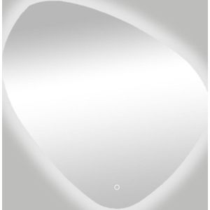 Spiegel best design ballon asymmetrisch 100x100 cm met led verlichting rondom en one-touch bediening