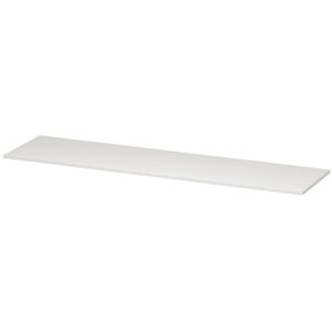 Afdekplaat ink t.b.v. Onderkast gelakt 180 cmx45 cmx2 cm hoogglans wit 1240222