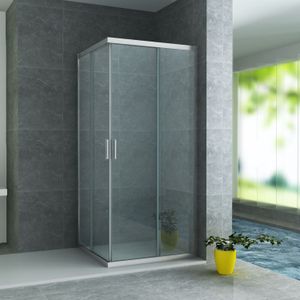 Douchecabine bws danielle 90x90x195 cm chroom profiel